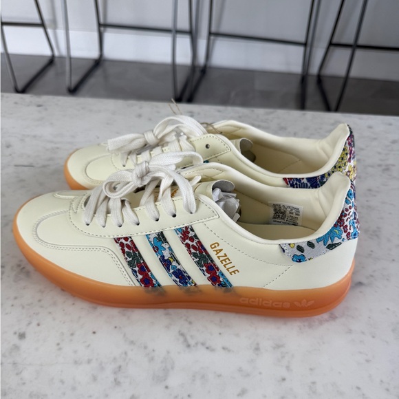 adidas Shoes - adidas Gazelle Cream with Multicolor Accents